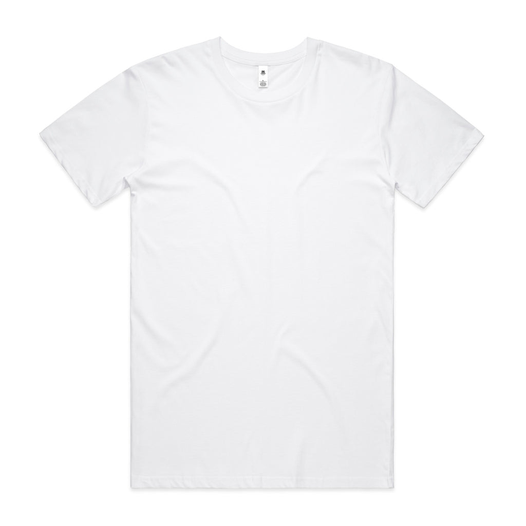 White t-shirt on a white background