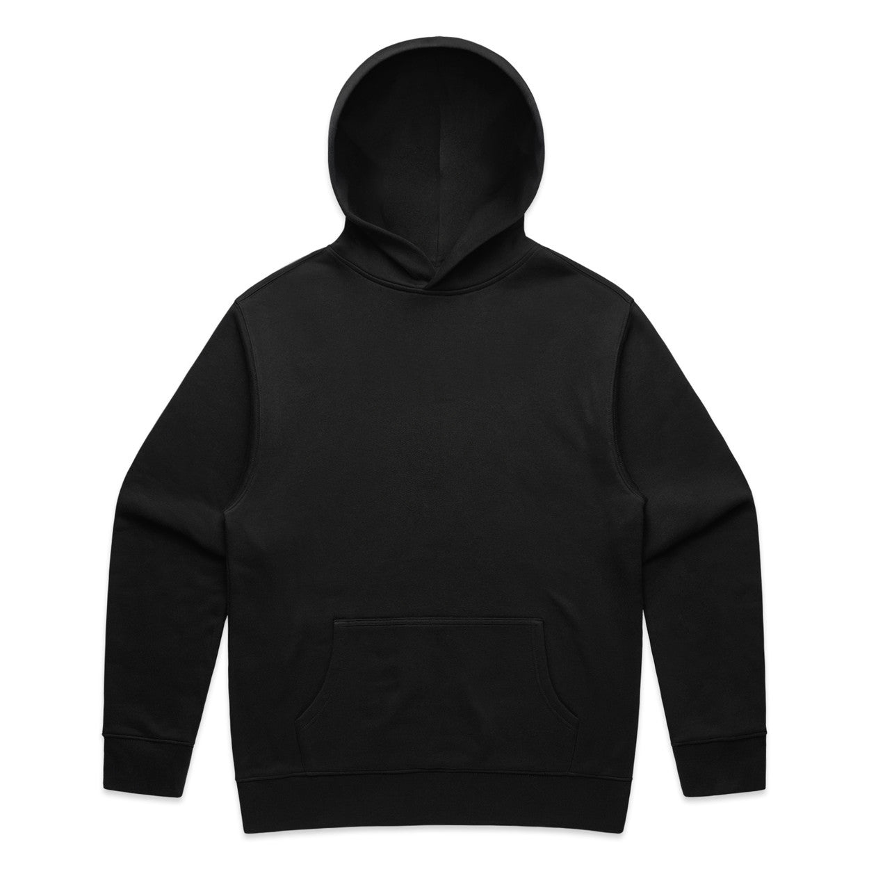Black hoodie on a white background