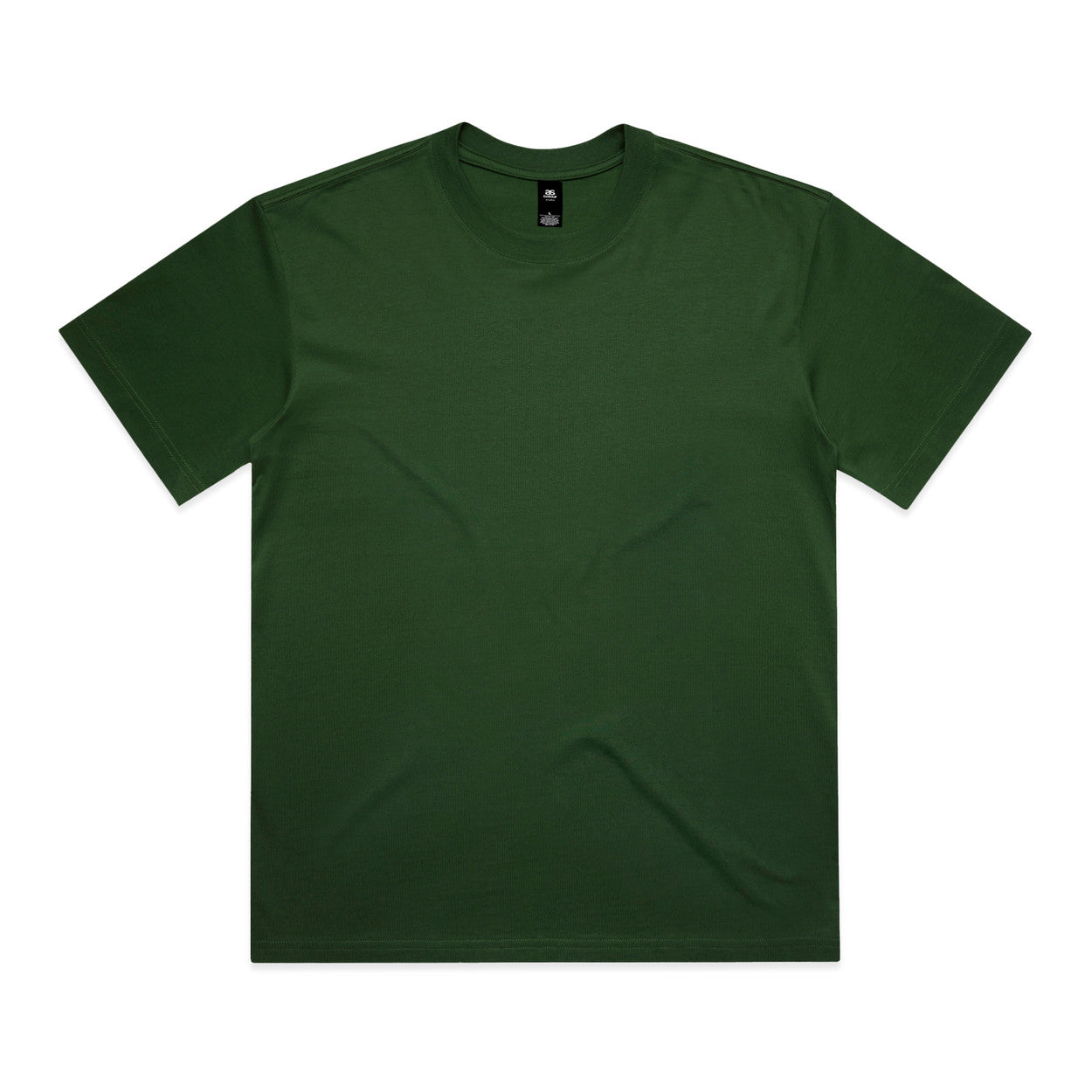 Green t-shirt on a white background