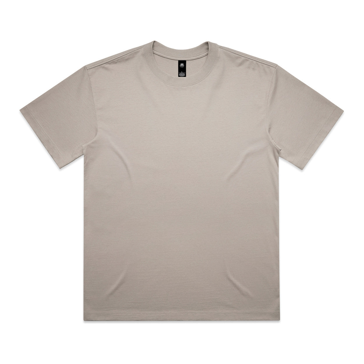 Beige t-shirt on a white background