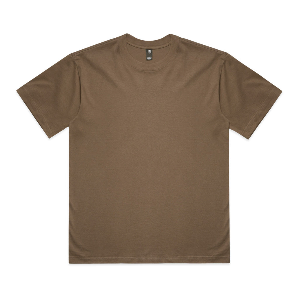 Brown t-shirt on a white background