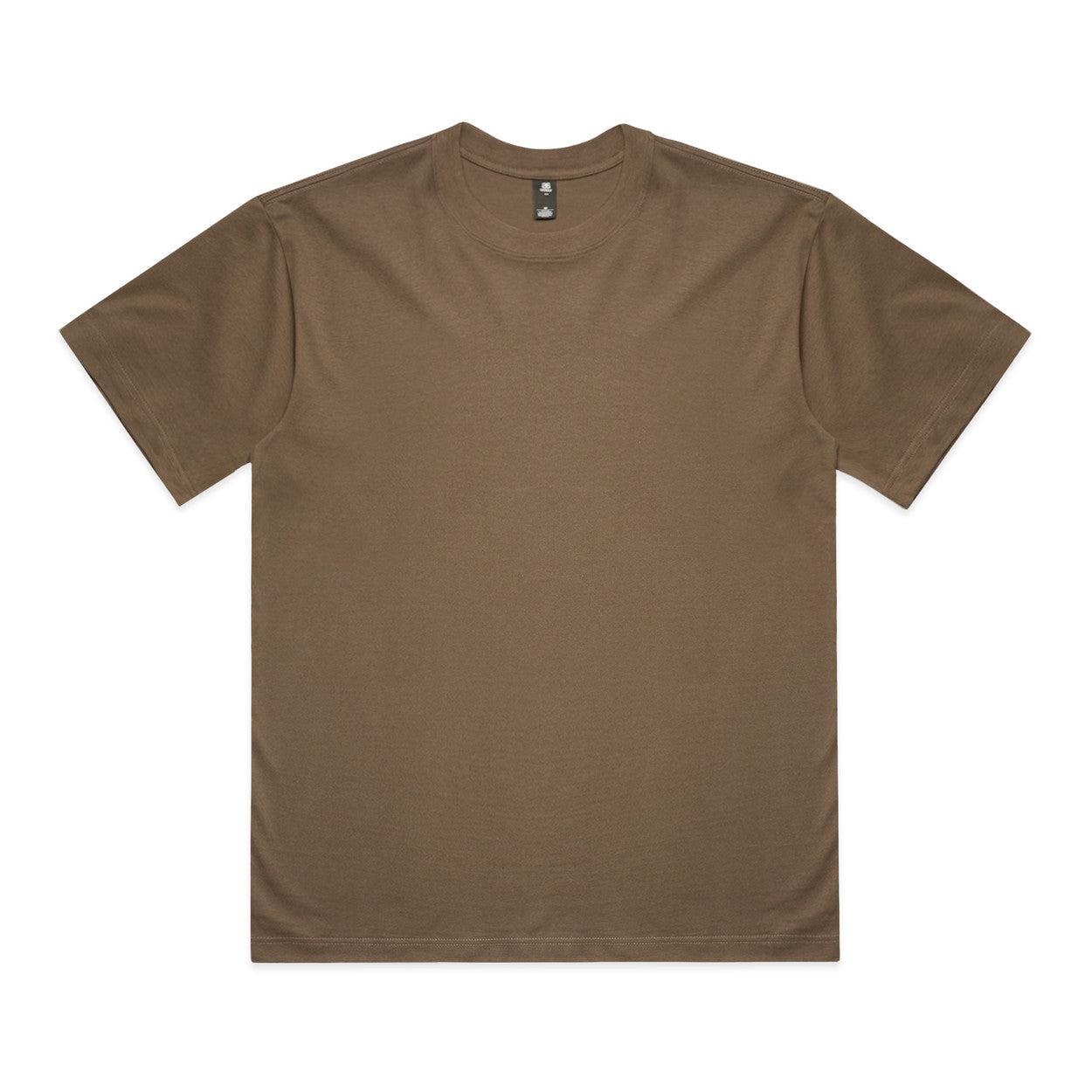 Brown t-shirt on a white background