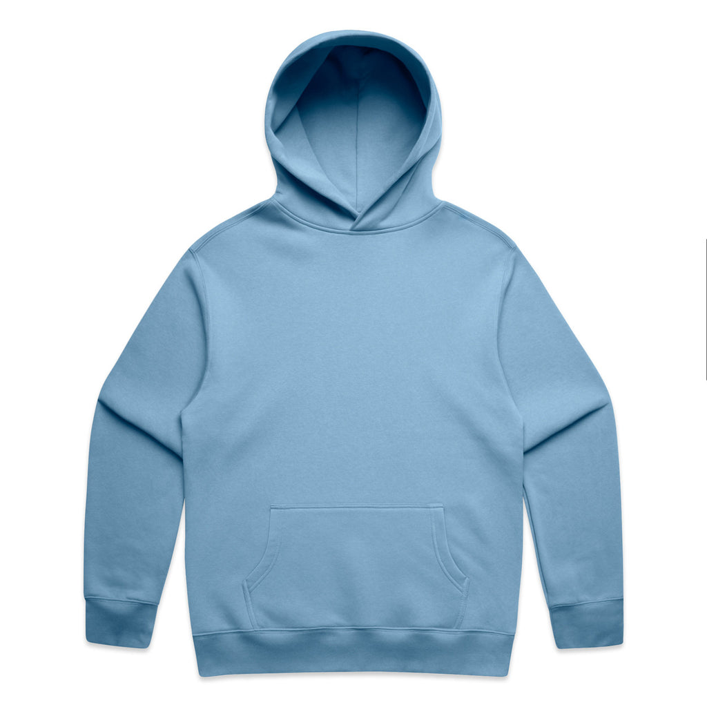 Blue hoodie on a white background