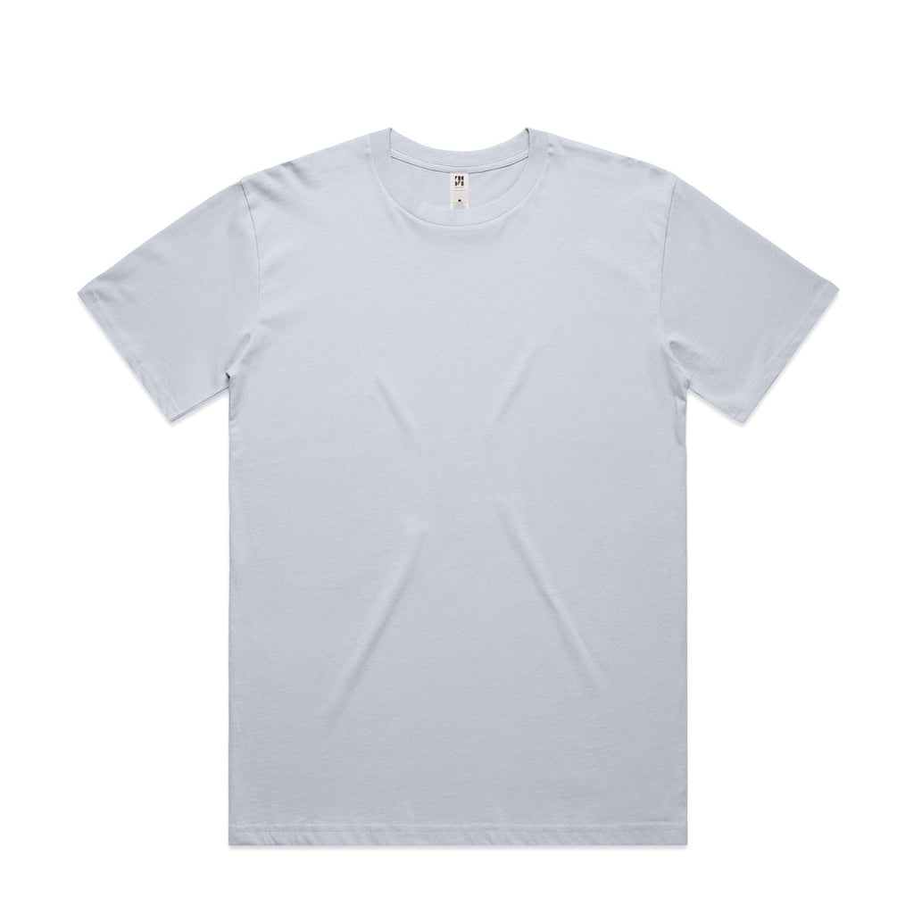 Plain light gray t-shirt on a white background
