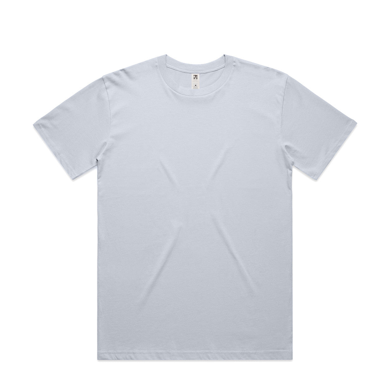 Plain light gray t-shirt on a white background