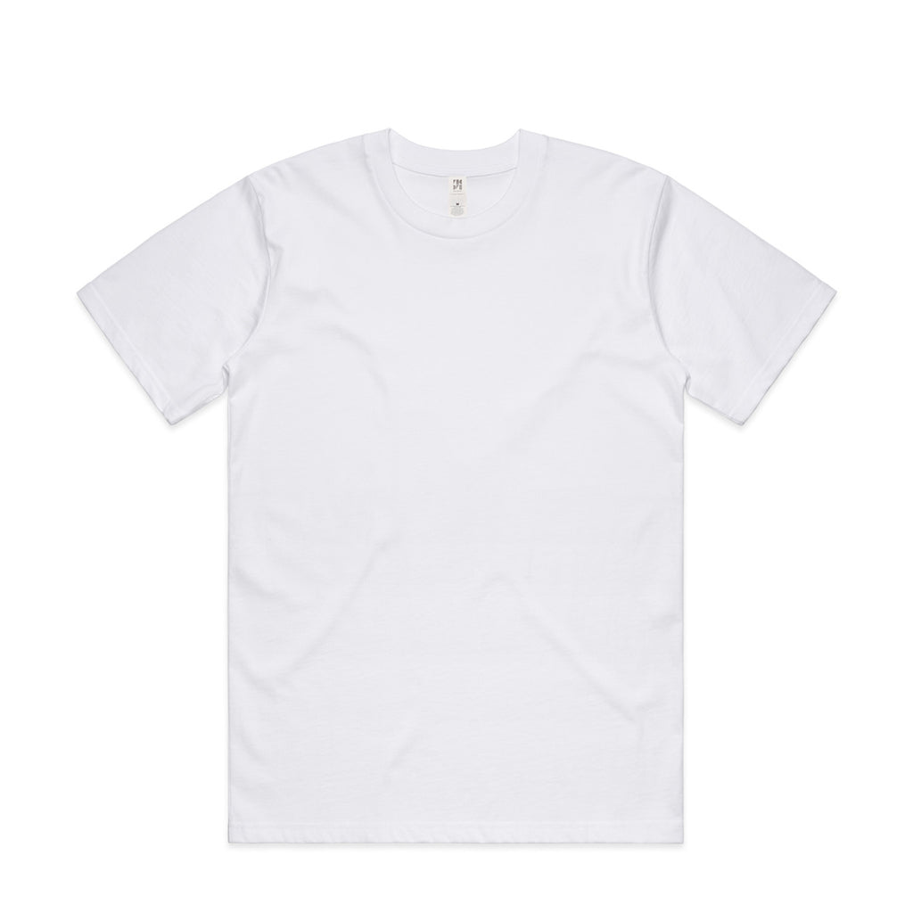 White t-shirt on a white background