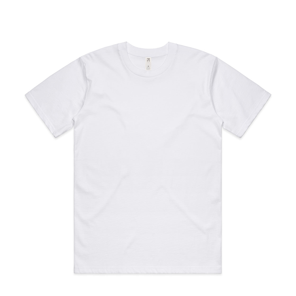 White t-shirt on a white background