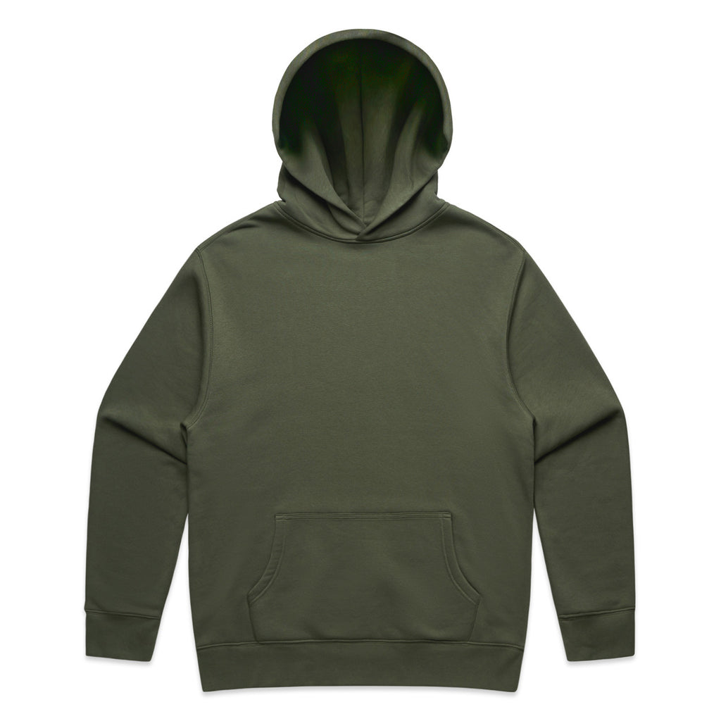 Green hoodie on a white background