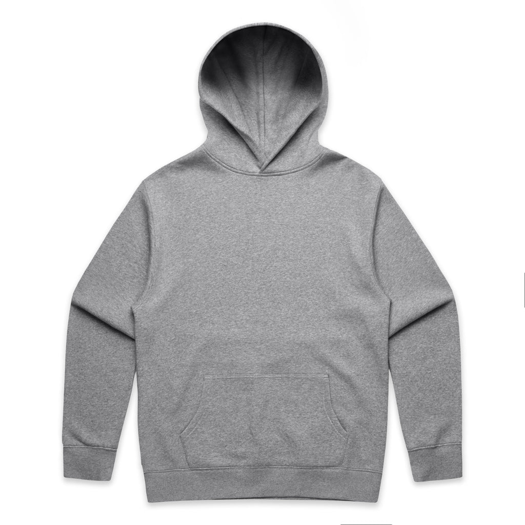 Gray hoodie on a white background