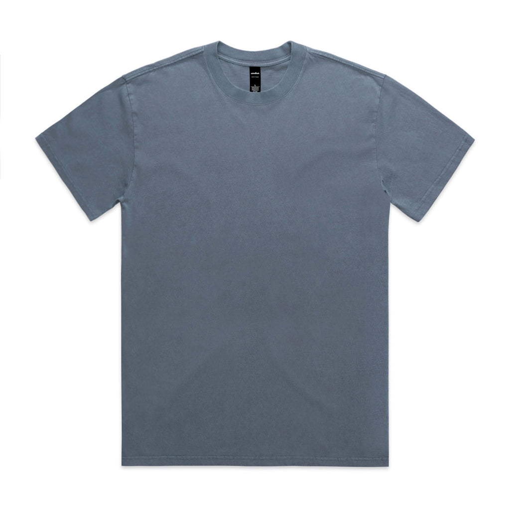 Plain blue t-shirt on a white background
