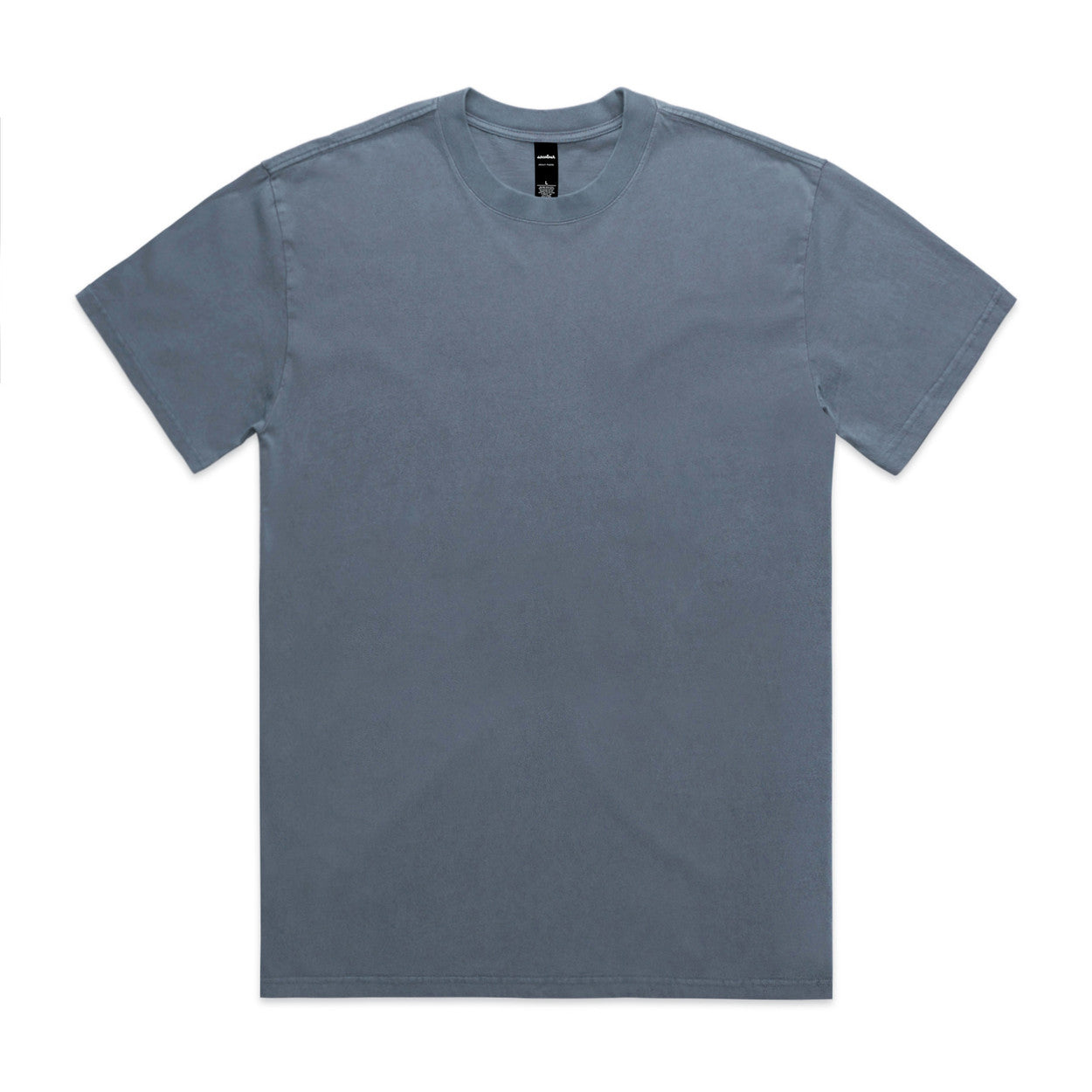 Plain blue t-shirt on a white background