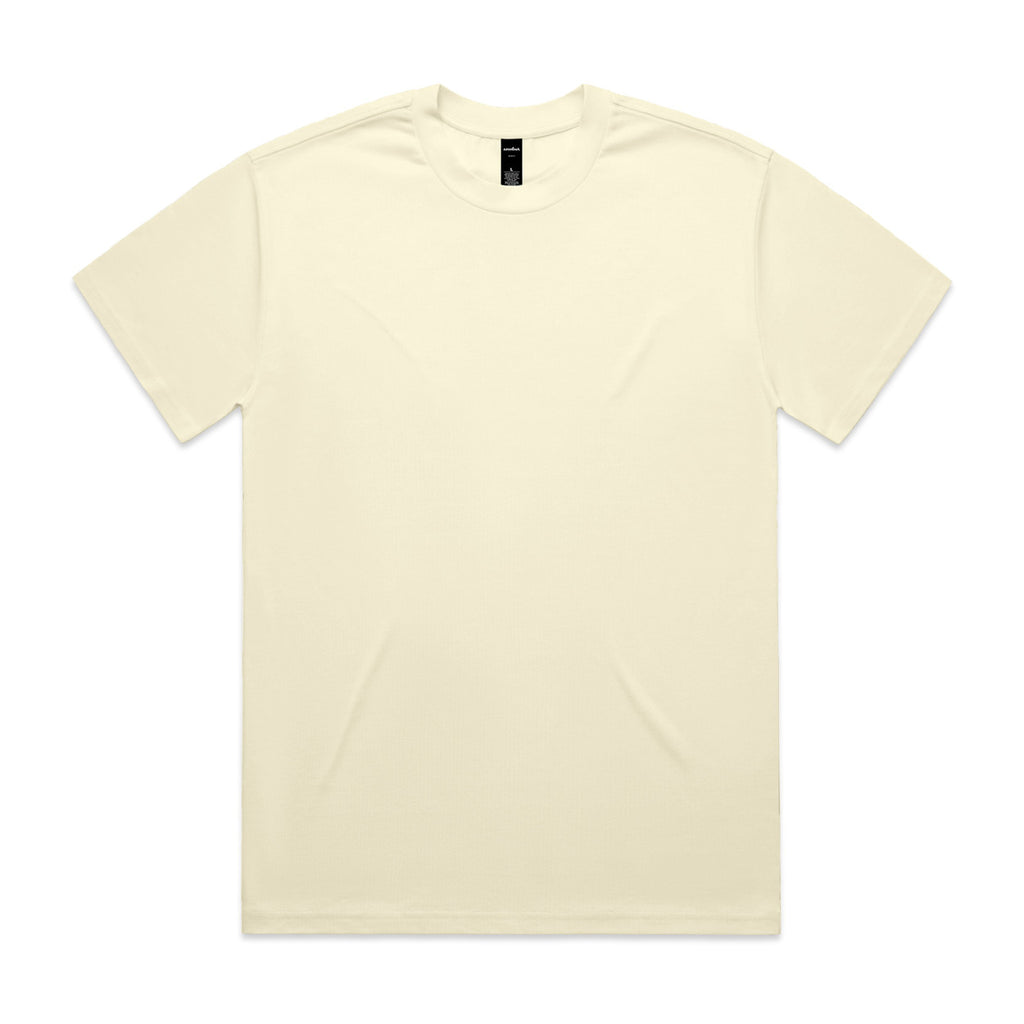Beige t-shirt on a white background