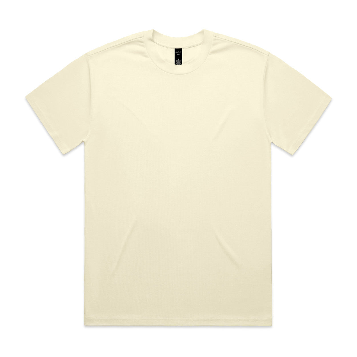 Beige t-shirt on a white background