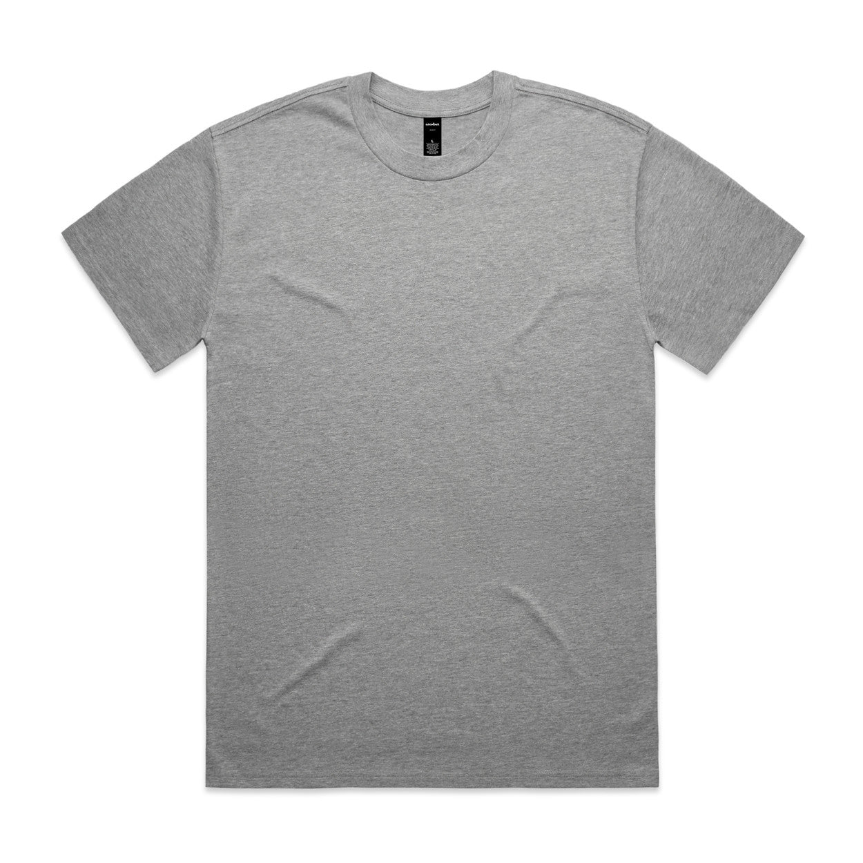 Grey T-shirt on white background