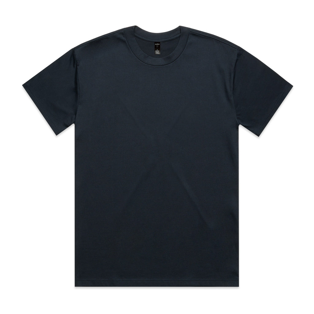 Plain black t-shirt on a white background