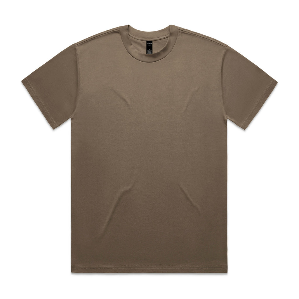 Brown t-shirt on a white background