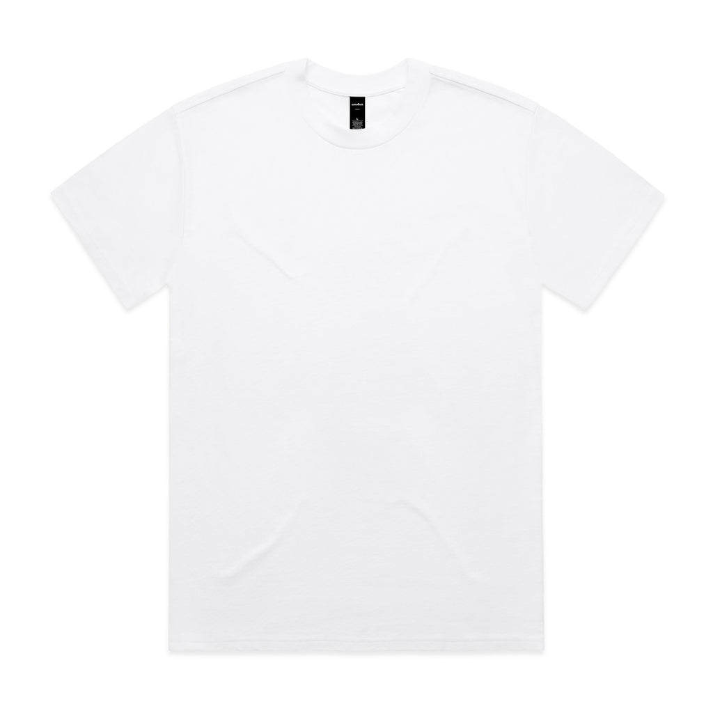 Plain white t-shirt on a white background