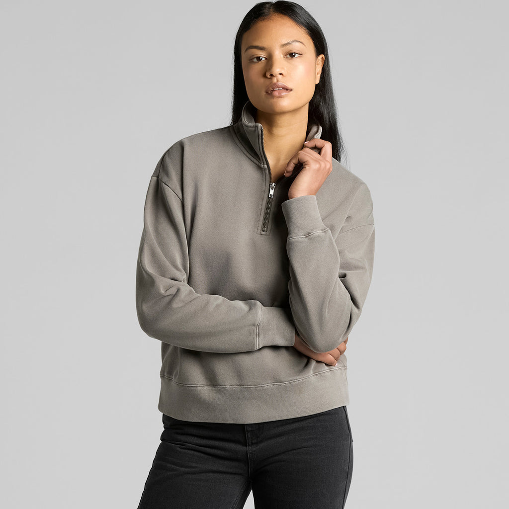 Ladies Relax Faded Half Zip