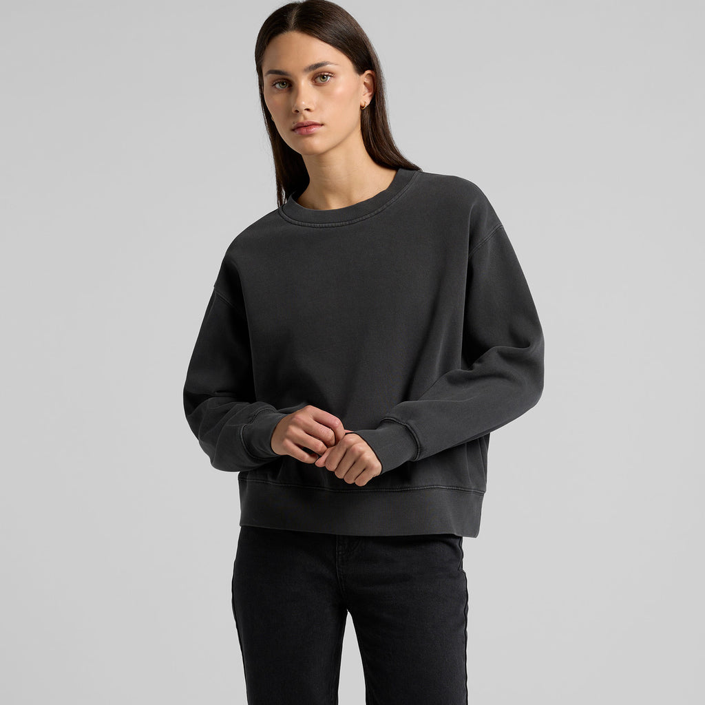 Ladies Relax Faded Crew