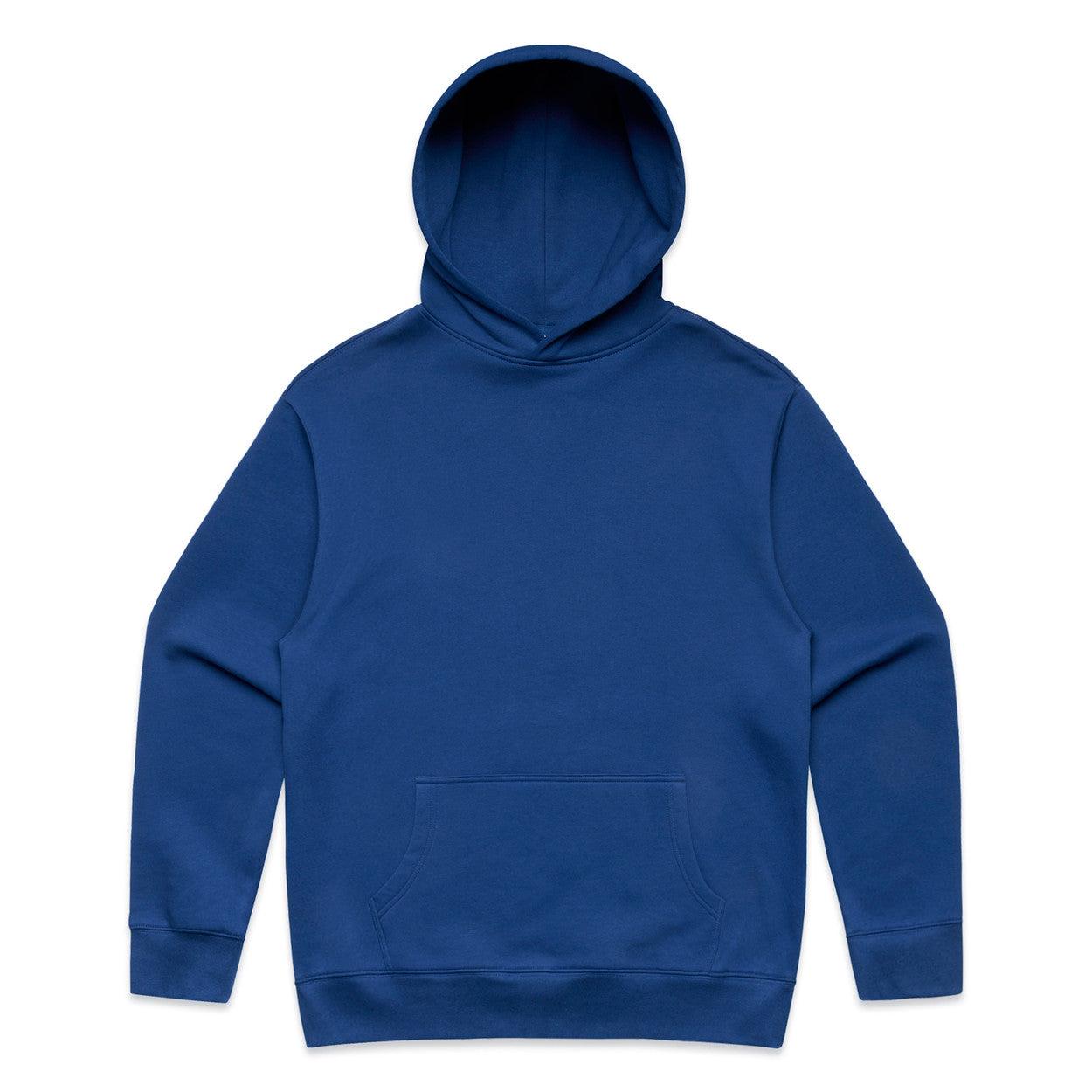 Blue hoodie on a white background