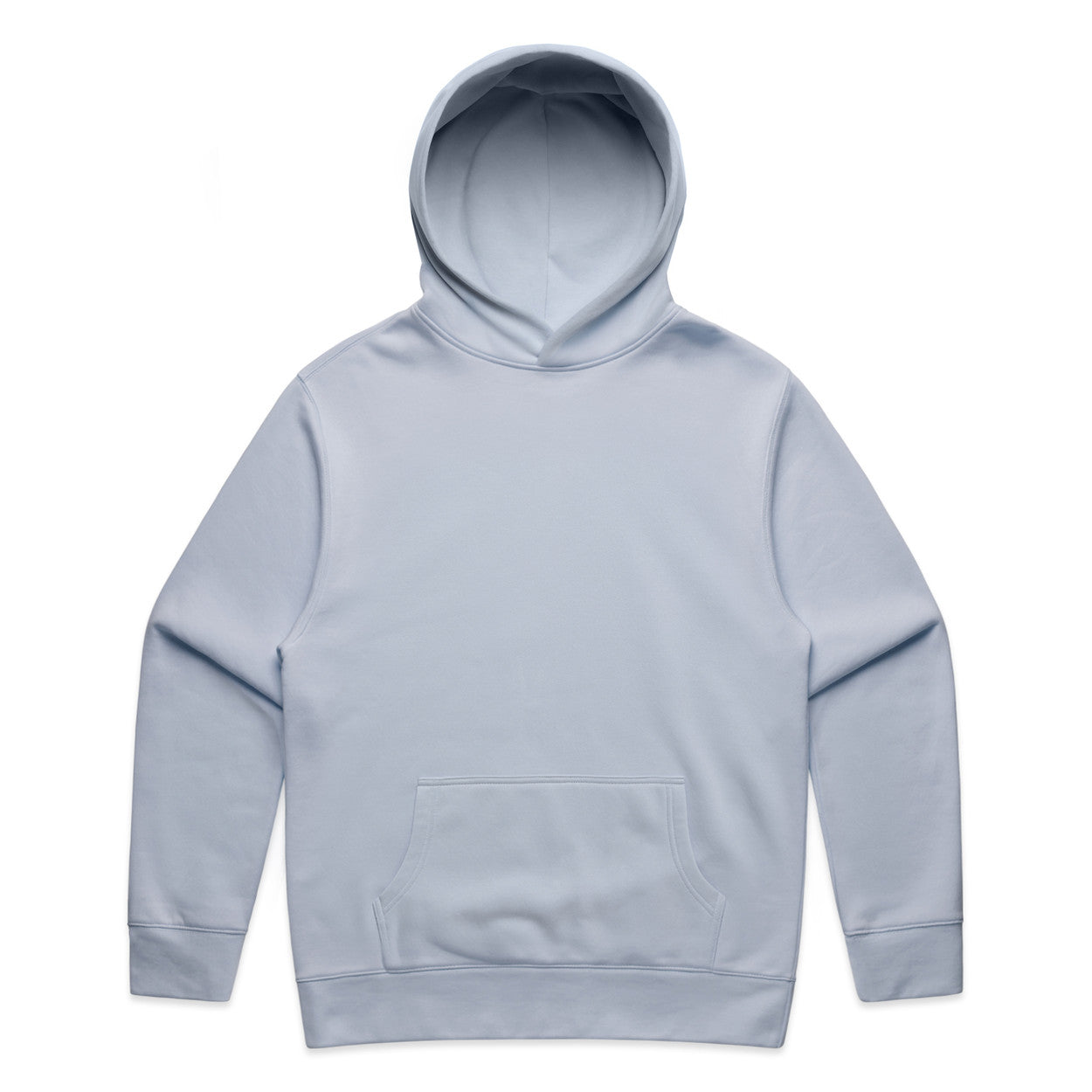 Light gray hoodie on a white background