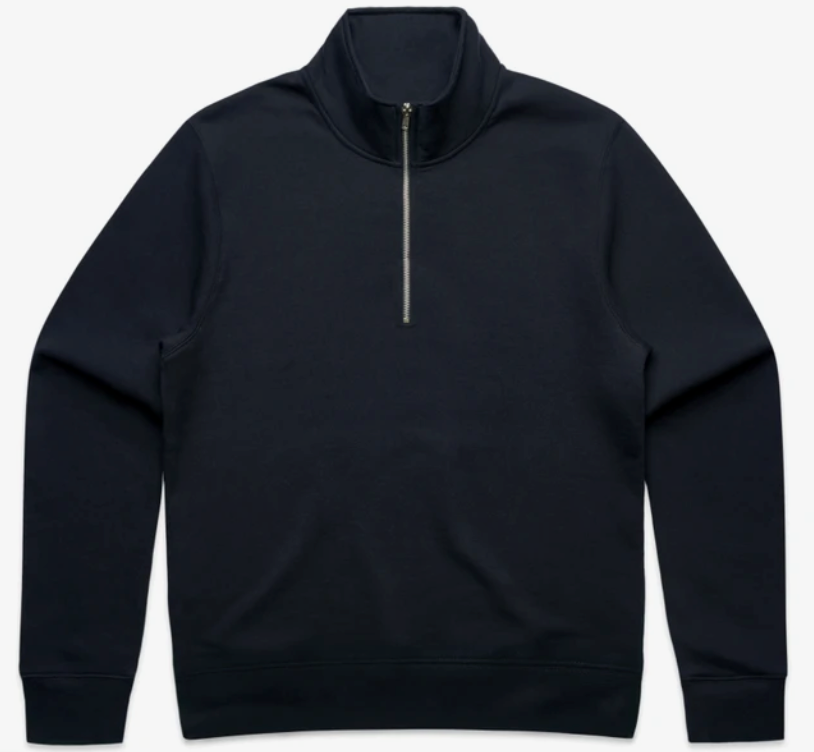 Ladies Stencil Half Zip Crew