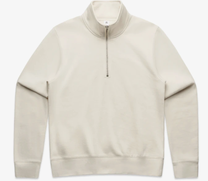 Ladies Stencil Half Zip Crew