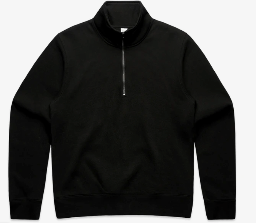 Ladies Stencil Half Zip Crew