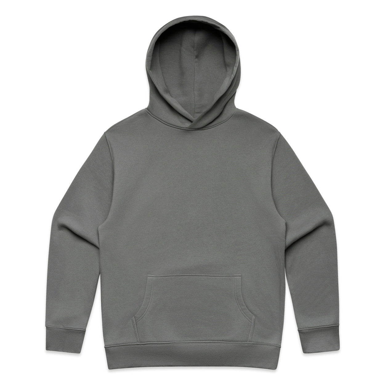 Gray hoodie on a white background