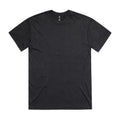 Black washed t-shirt on a white background