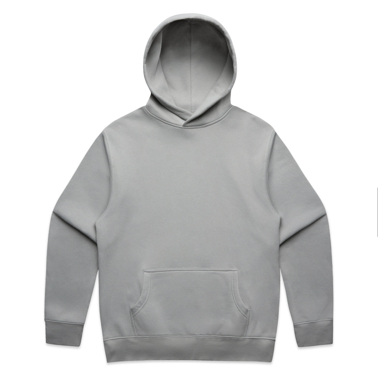 Gray hoodie on a white background