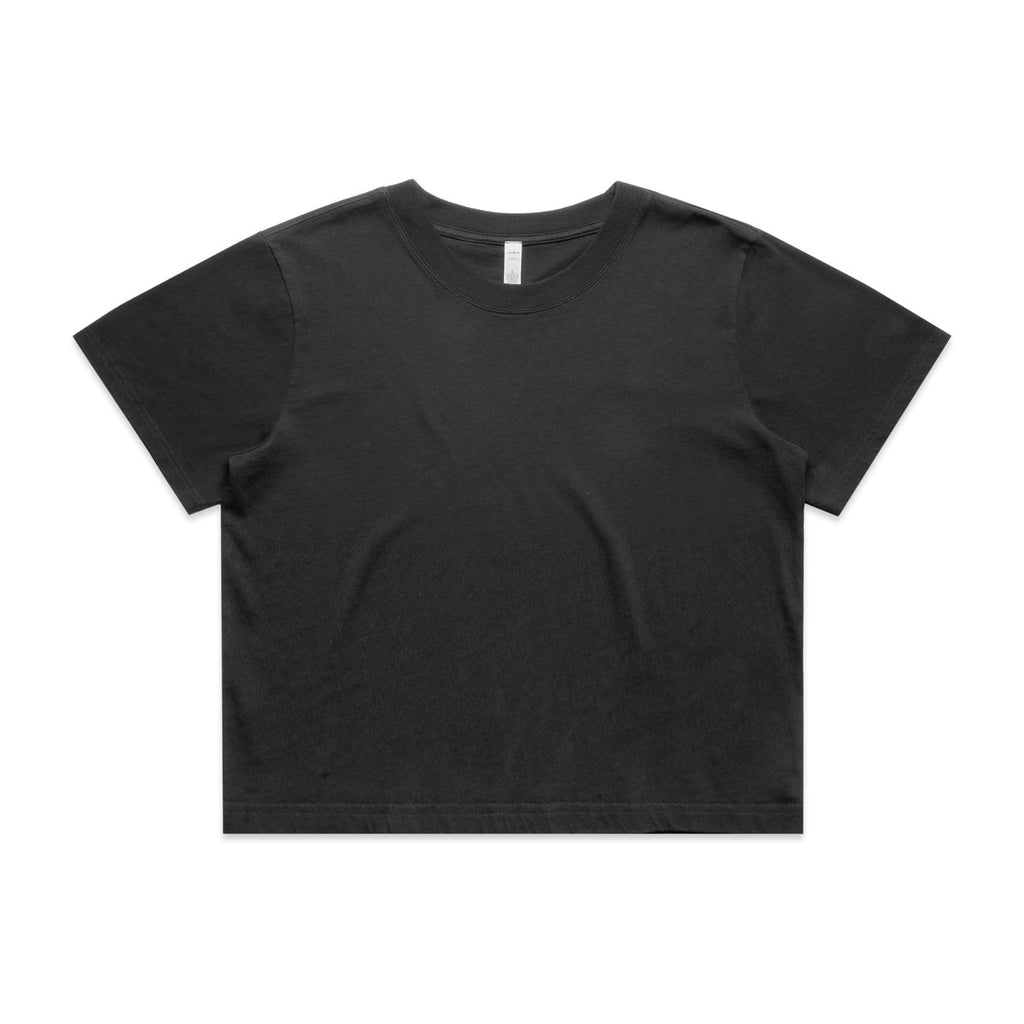 Faded Black t-shirt on a white background