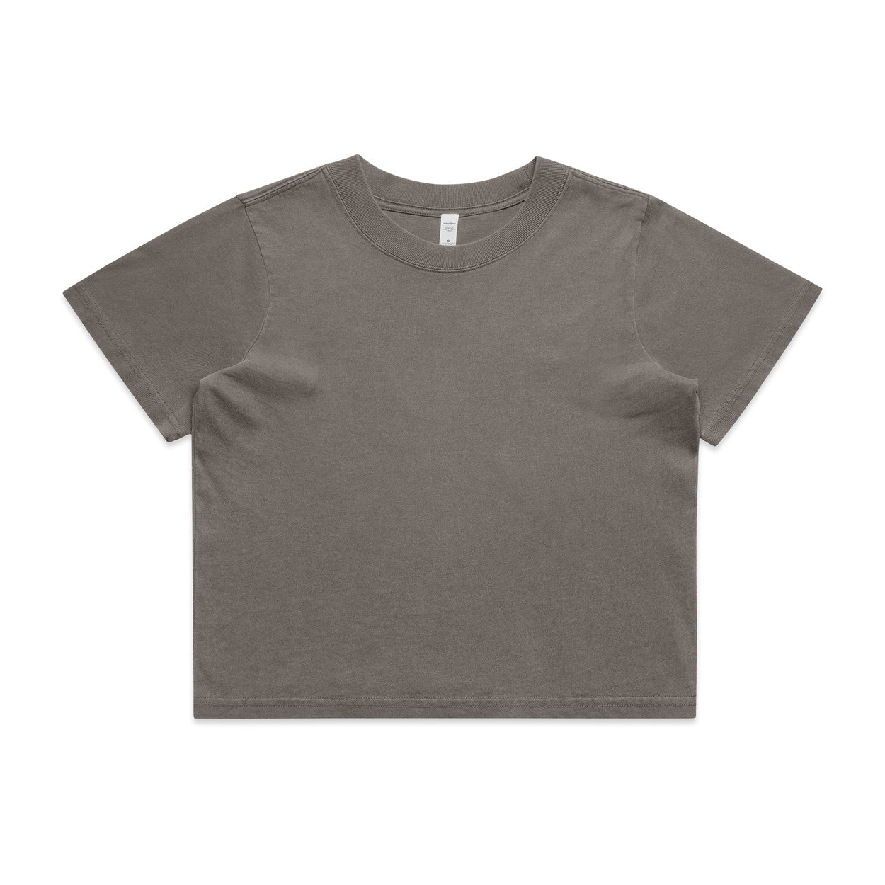 Faded Gray t-shirt on a white background