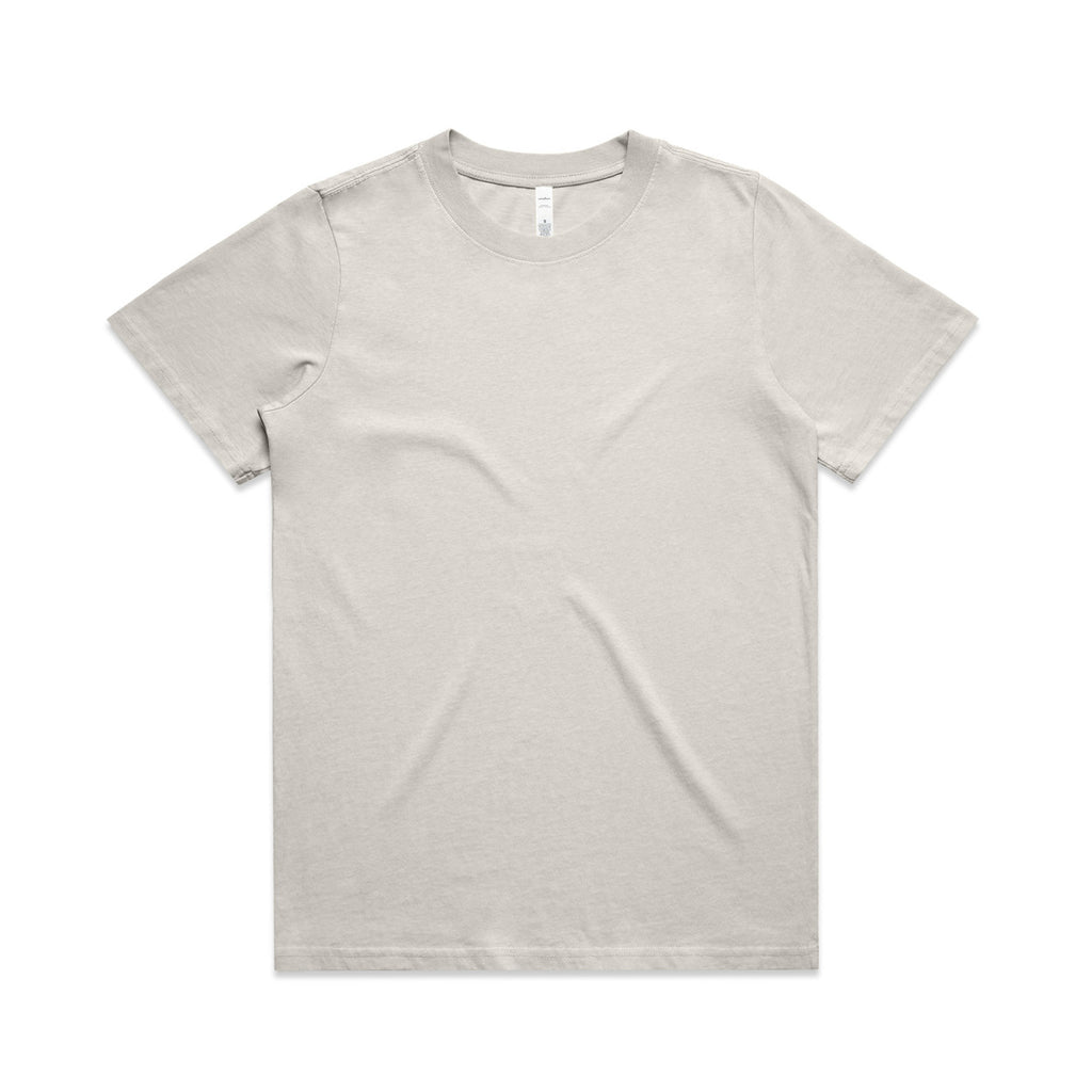 Plain light gray t-shirt on a white background