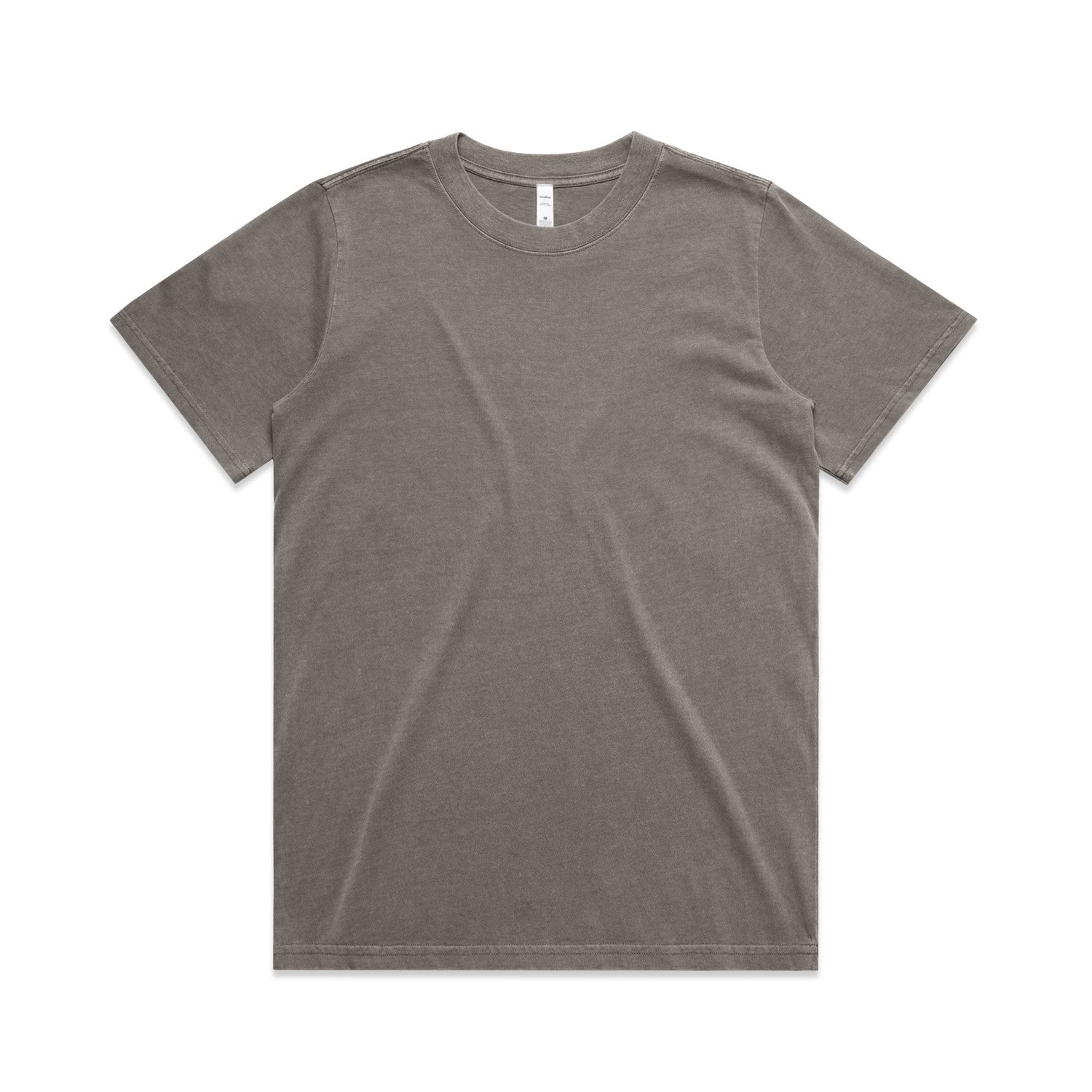 Faded Gray t-shirt on a white background