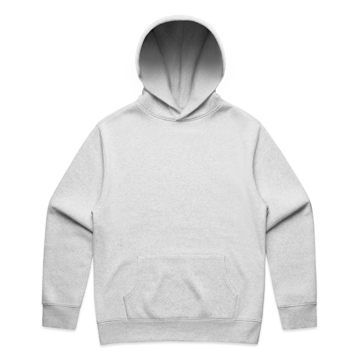 Gray hoodie on a white background